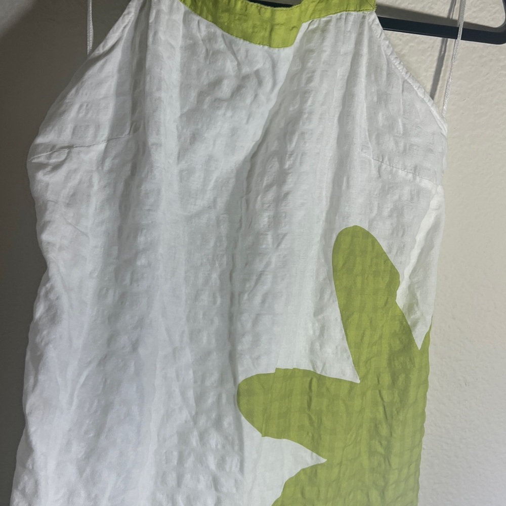 Anthropologie dress MIDI Sz M CELANDINE SLEEVELESS summer vacay resortwear - Picture 4 of 13
